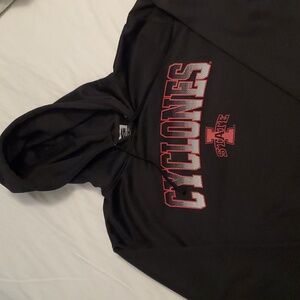 Iowa State Coliseum Blackout Hoodie XL